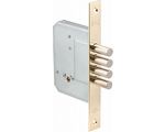 Замок врезной крестообразный 189/4MF (52 mm) (латунь) 5 кл.